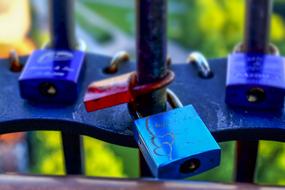 blue Castles Love Locks