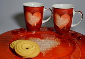Cup Heart Romance Valentine'S