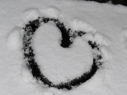 Heart Snow