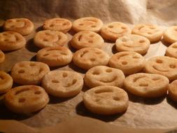 Faces Laughing cookies
