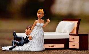 Wedding Night Bride Groom figures