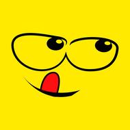 smiley emoticon funny cheeky