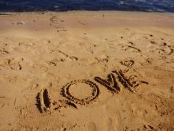 Love Beach Sea