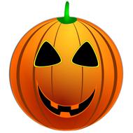 pumpkin happy emoticon smiley