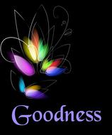 goodness flower character design