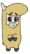 alpaca cute sad drawing cartoon