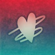 background image of heart outline