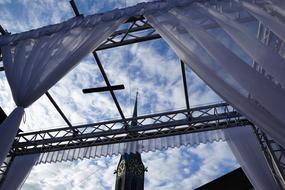 construction and Church in Zurich Switzerland