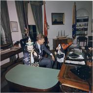 President John F Kennedy White