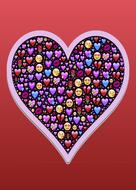 emoji heart valentine affection