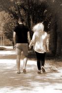 Walk Pair Lovers