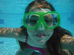 Underwater Swimmer With Mask