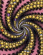 spiral fractal emoticons