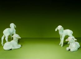 Figurines of lambs