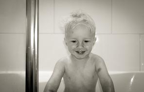 Kid Boy Bath