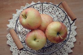 Apple Basket Harvest Natural