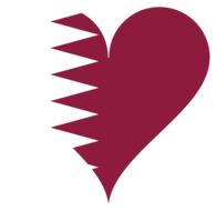 heart love flag qatar