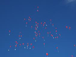 Balloons Flying Wedding