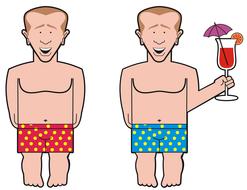 bathing dots drink happy holiday