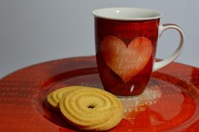 Cup Heart Romance Valentine'S