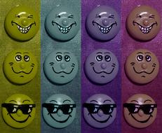 Smilies Funny Color