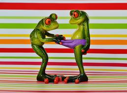 Frogs Curious Funny
