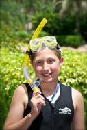 Boy Scuba Snorkel