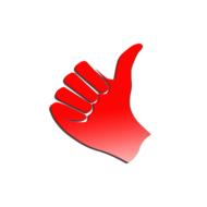 thumb high success
