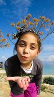 Air Kiss Girl Happy
