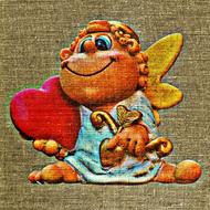 angel guardian angel fabric tissue