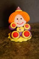 Clown Colorful Figure Sugar