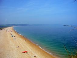 East Devon Beach scenery