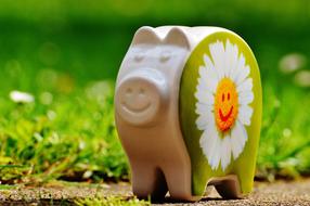 Piggy Bank Smiley Funny Good
