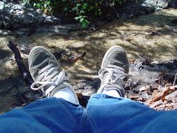 Relax Feet over Creek