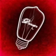 love idea light bulb symbol