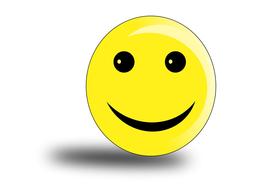 smiley yellow ball emoticon