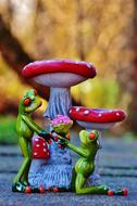 Frog Heart Marriage figures