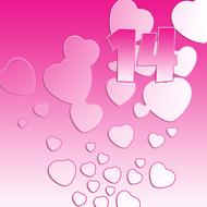 heart background wallpaper february