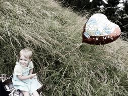 Child Balloon Heart