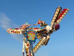 Colorful attraction at the fair