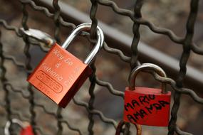 Castle Love Locks