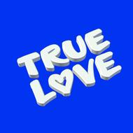 true love heart symbol icon form