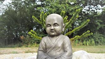 cute buddha statue