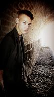 Boy Model in abandoned Tunnel