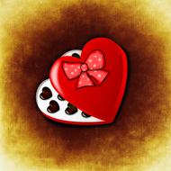 Heart shaped box of chocolates