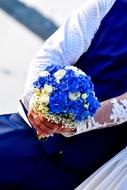 Wedding Blue White