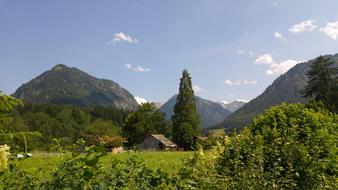 scenic Mountains Summer Nature