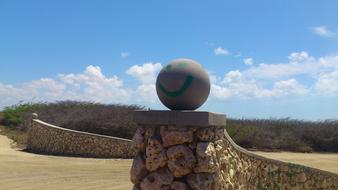 Smiley Blue Sky Wall