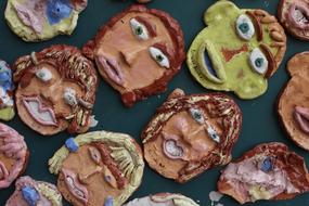 Pottery Faces Scowles