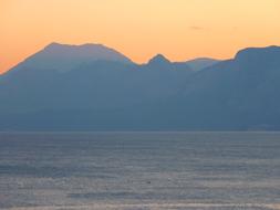 Mountains Sea Landscape